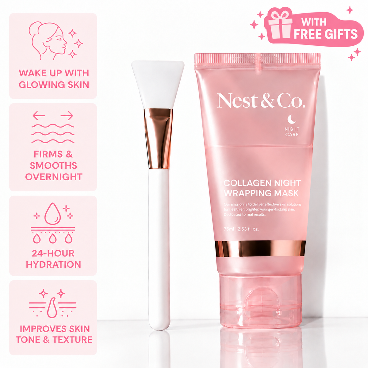 Nest & Co ~ Collagen Glow Mask